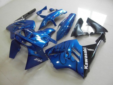 1994-1997 Blue Black Flame ZX9R Motorcycle Fairing