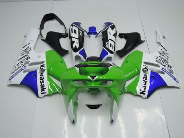 1994-1997 Green White ZX9R Motorcycle Fairings