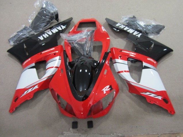 1998-1999 Black Red White Decal YZF R1 Motorcycle Fairings