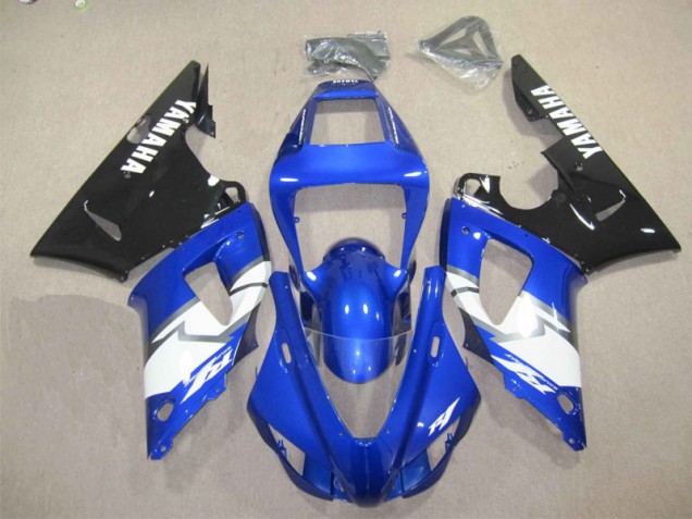 1998-1999 Blue Black White Decal YZF R1 Motorcycle Fairings