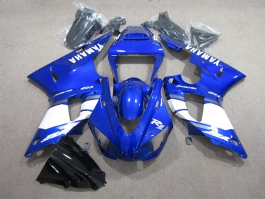 1998-1999 Blue White Decal YZF R1 Motorcycle Fairings