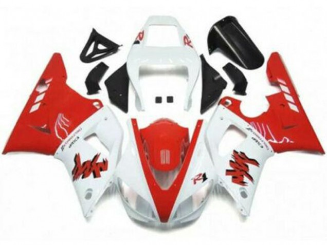 1998-1999 Red White YZF R1 Motorcycle Fairings