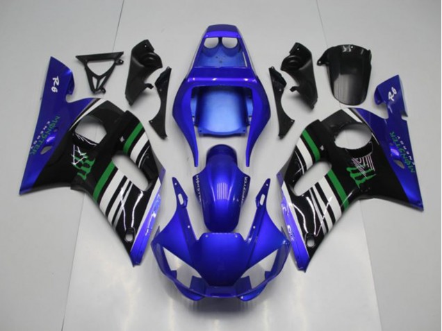 1998-2002 Blue Monster YZF R6 Motorcycle Fairings