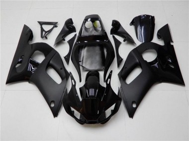 1998-2002 Glossy Matte Black YZF R6 Motorcycle Fairings