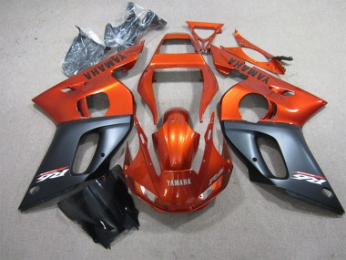 1998-2002 Orange Black YZF R6 Motorcycle Fairings