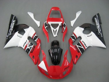 1998-2002 Red White Black YZF R6 Motorcycle Fairings