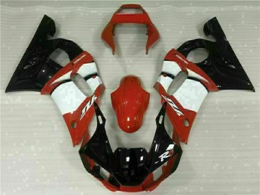 1998-2002 Red White YZF R6 Motorcycle Fairings