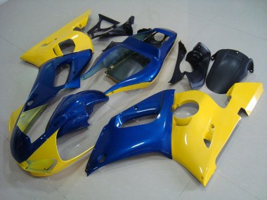 1998-2002 Yellow Blue YZF R6 Motorcycle Fairing