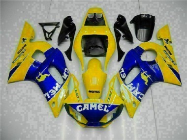 1998-2002 Yellow Blue YZF R6 Motorcycle Fairings