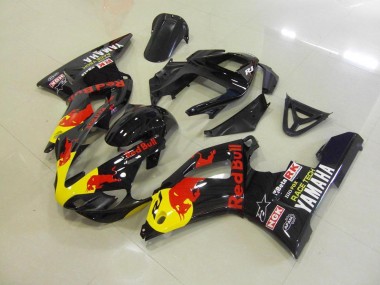 2000-2001 Black Red Bull YZF R1 Motorcycle Fairings