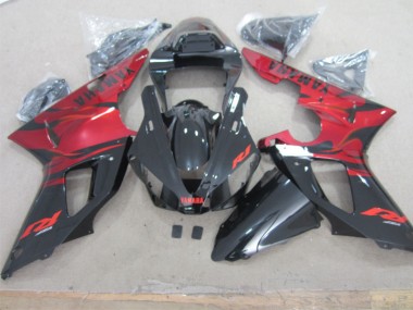 2000-2001 Black Red YZF R1 Motorcycle Fairings