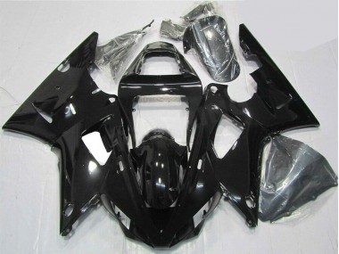 2000-2001 Glossy Black YZF R1 Motorcycle Fairings