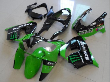 2000-2001 Green Monster ZX9R Motorcycle Fairings