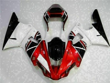 2000-2001 Red YZF R1 Motorcycle Fairing Kits & Plastic