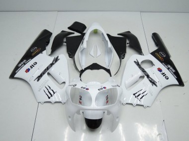 2000-2001 White Monster ZX12R Motorcycle Fairings