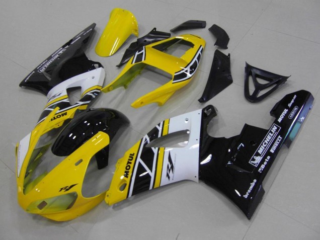 2000-2001 Yellow Anniversary YZF R1 Motorcycle Fairing