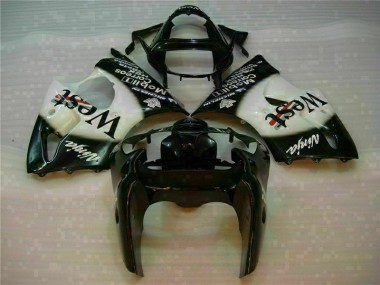 2000-2002 Black West Ninja ZX6R Motorcycle Fairings