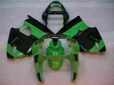 2000-2002 Green Black ZX6R Motorcycle Bodywork