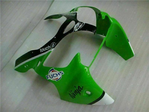 2000-2002 Green Black ZX6R Motorcycle Fairing & Bodywork