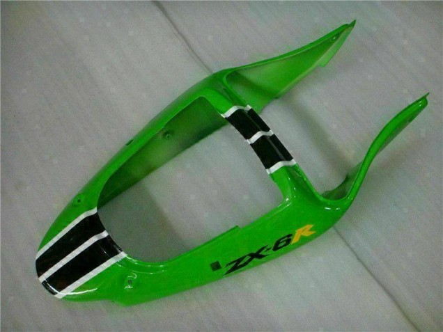 2000-2002 Green Black ZX6R Motorcycle Fairing & Bodywork