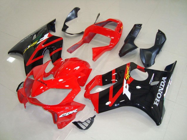 2001-2003 Black Red CBR600 F4i Motorcycle Fairings