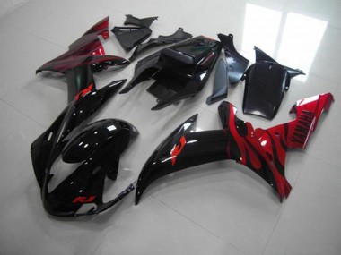 2002-2003 Black Flame YZF R1 Motorcycle Fairings