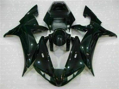 2002-2003 Black YZF R1 Motorcycle Fairing Kits & Plastic