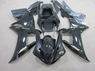 2002-2003 Black with Gold Decal YZF R1 Motorcycle Fairings