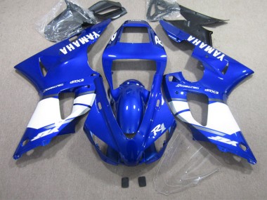 2002-2003 Blue White YZF R1 Full Motorcycle Fairing Kits