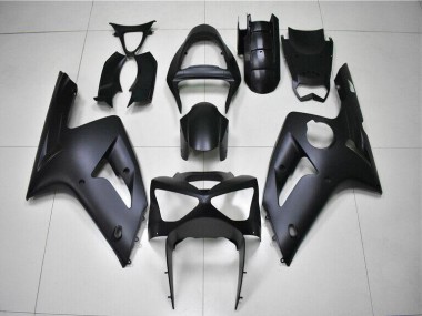 2003-2004 Matte Black ZX6R Motorcycle Fairings