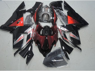 2003-2005 Black Red ZX10R Motorcycle Fairings