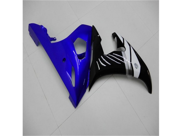 2003-2005 Blue White Black YZF R6 Motorcycle Fairings