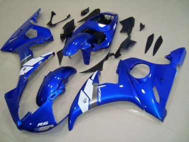 2003-2005 OEM Style Blue YZF R6 Motorcycle Fairings