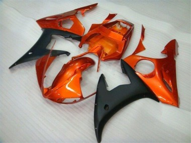 2003-2005 Orange Black YZF R6 Motorcycle Fairings