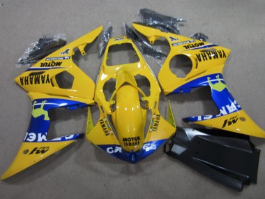 2003-2005 Yellow Motul YZF R6 Motorcycle Fairings