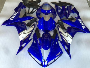 2004-2006 Glossy Blue White YZF R1 Motorcycle Fairings