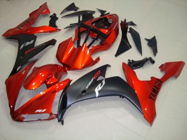 2004-2006 Red Matte Black YZF R1 Motorcycle Fairings