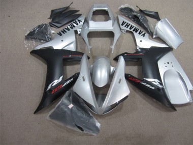 2004-2006 Silver Black YZF R1 Motorcycle Fairings