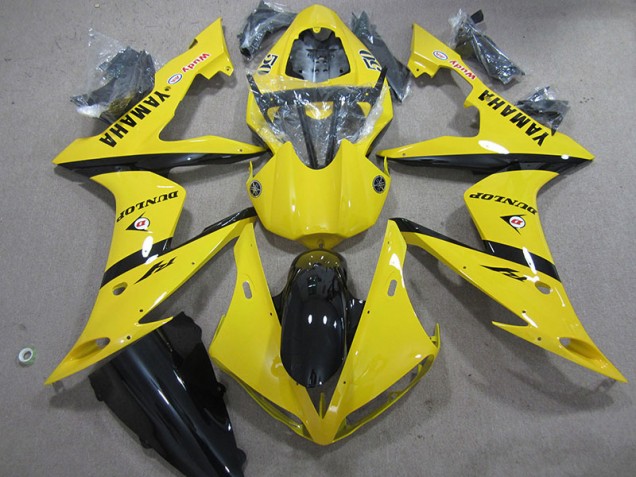 2004-2006 Yellow Dunlop YZF R1 Motorcycle Fairings