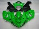 2005-2006 Green Matte Black ZX6R Motorcycle Fairings