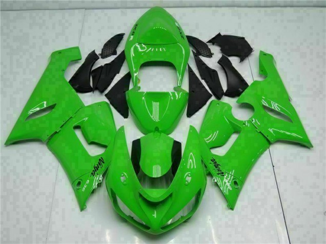 2005-2006 Green ZX6R Full Motorcycle Fairing Kits