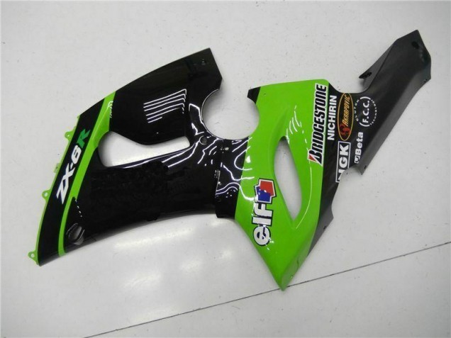 2005-2006 Green ZX6R Motorcycle Bodywork