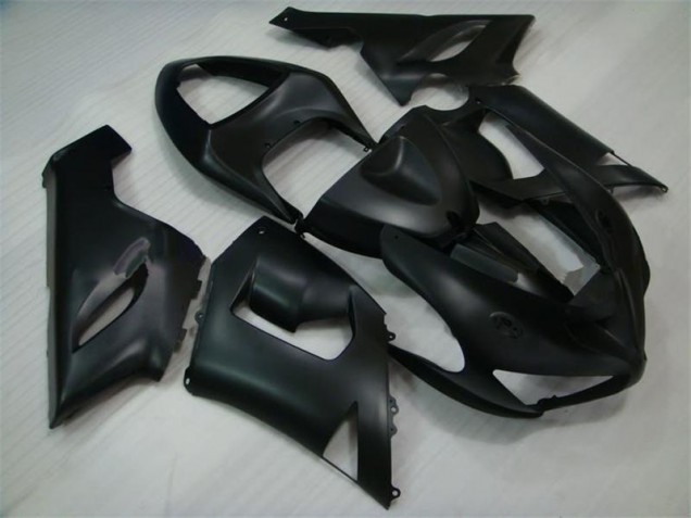 2005-2006 Matte Black ZX6R Motorcycle Fairings