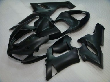 2005-2006 Matte Black ZX6R Motorcycle Fairings