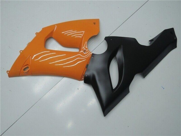 2005-2006 Orange Black ZX6R Motorcycle Fairings