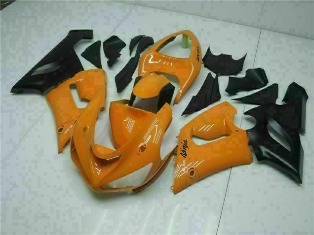 2005-2006 Orange ZX6R Motorcycle Fairings