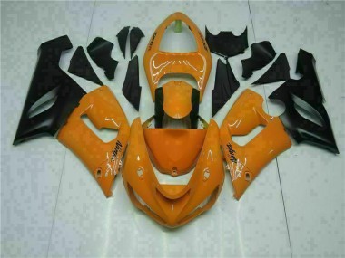 2005-2006 Orange ZX6R Motorcycle Fairings