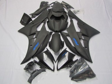 2006-2007 Black Blue Decal YZF R6 Motorcycle Fairings