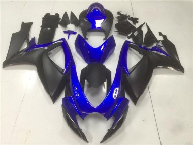 2006-2007 Black Blue GSXR 600/750 Motorcycle Fairing