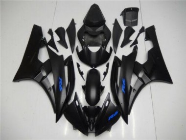 2006-2007 Black Blue YZF R6 Motorcycle Fairings